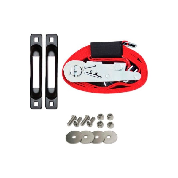 Snap-Loc Snap-Loc E-Track Single Truck Trailer Tie-Down Anchor Kit W/2" x 16' Ratchet Strap, 4400 Lb. Cap. SLCERBA - main